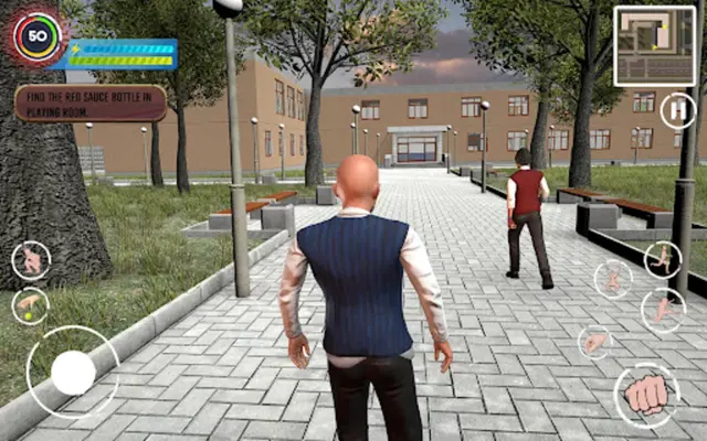 Bad Bully Guys School Fight android App screenshot 12