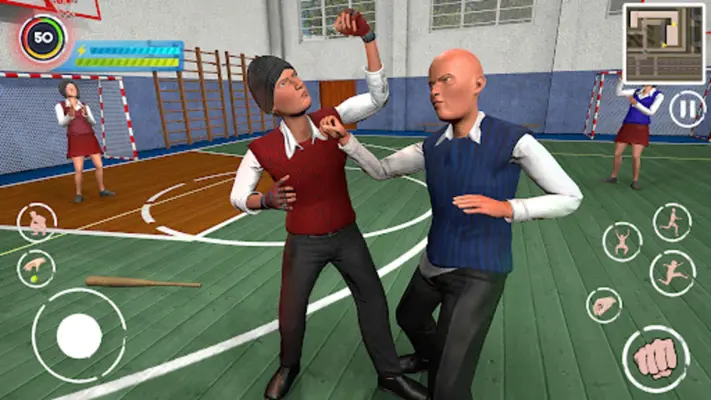 Bad Bully Guys School Fight android App screenshot 17