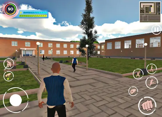 Bad Bully Guys School Fight android App screenshot 2