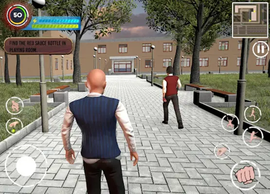 Bad Bully Guys School Fight android App screenshot 4