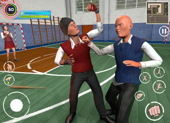 Bad Bully Guys School Fight android App screenshot 5