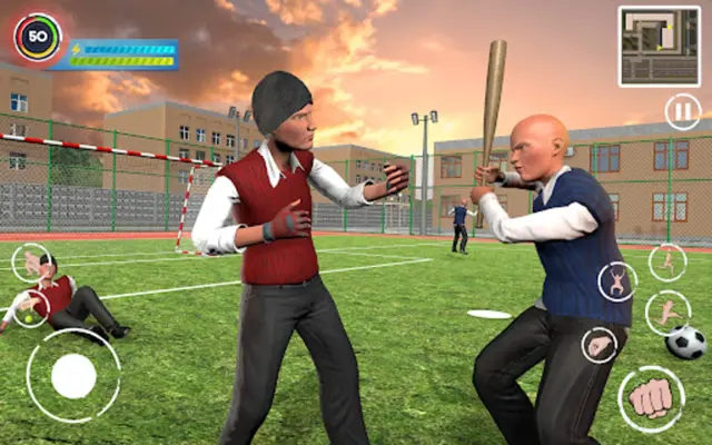 Bad Bully Guys School Fight android App screenshot 8